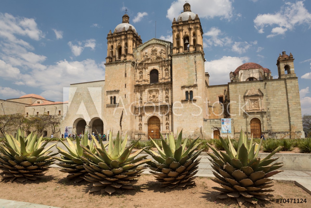 Afbeeldingen van The Santo Domingo church in Oaxaca city